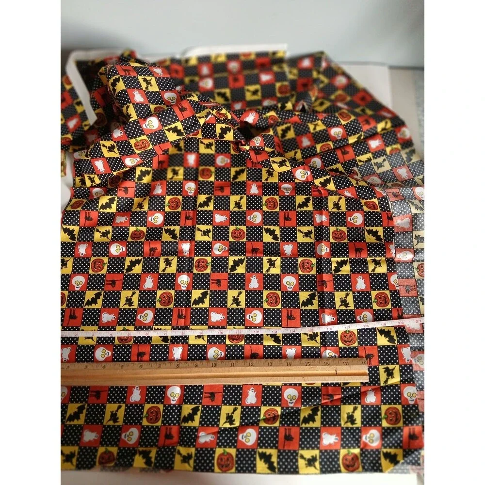Halloween Multicolor Fabric  Signature Classics Oakhurst Textiles  Debbie Mumm